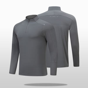 T-shirts d'entraînement à manches courtes respirants pour hommes et femmes Chemises de sport à séchage rapide pour la course à pied d'été en ville Motif solide - Product Image 2