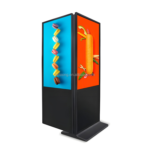 Floor Standing Double Sided Digital Advertising Screen LCD Advertising Digital Display Screen Double Sided Digital Signage