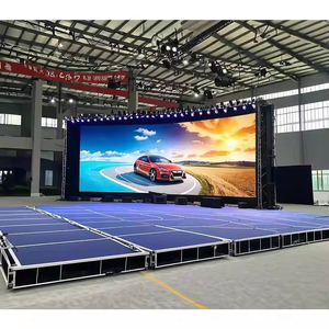 Écran LED transparent de nouvelle conception p2.976, location d'écran publicitaire couleur plein format pour extérieur, numérique et flexible - Product Image 3