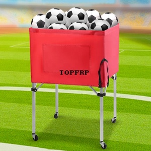 High Quality <b>Foldable</b> Volleyball Basketball Football Tennis Ball <b>Cart</b> with Wheels - Product Image 2