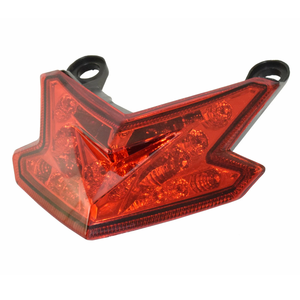 Feu arrière LED pour moto, clignotant de freinage intégré, lampe pour Kawasaki Z800 ZX-6R Z125 - Product Image 1