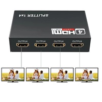 Répartiteur HDMI 1.4 1 entrée 4 sorties, amplificateur de distribution vidéo HD 4K 2K pour moniteur HDTV, projecteur, PS4
