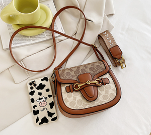 Mode Handtas Vrouwen Zadel Crossbody Messenger Zachte Kleine Leren Schoudertas Crossbody Telefoon Tassen Voor Dames - Product Image 4