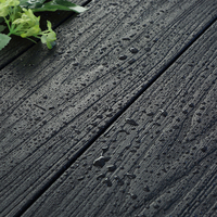 ASA stratifié élastique en plastique personnalisé extrudé Carrelages de sol de balcon ASA Terrasse en bois composite terrasse extérieure étanche