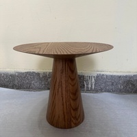 Table basse ronde en placage de bois, style moderne minimaliste, marque TR, pour la décoration de la maison, ensemble de meubles de salon