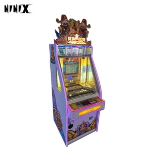 เครื่องเล่นเกมหยอดเหรียญธีมเทพเจ้าแห่งความมั่งคั่ง  ตู้เกมแบบดันเหรียญ  อุปกรณ์บันเทิงแบบอินเทอร์แอคทีฟที่น่าสนใจสำหรับห้องเกม - Product Image 1