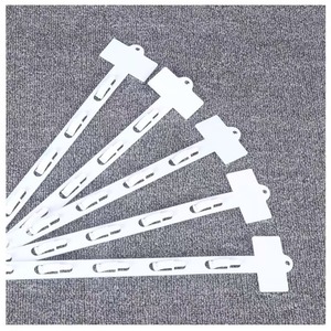 Plastic Injection <b>Clip</b> Strip for Hanging Goods Display Pp Material 12 <b>Hooks</b> Supermarket Retail Strips - Product Image 3