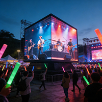Layar LED Video Wall Zeyi P3.91 HD Backlit Tahan Air IP65 untuk Konferensi Luar Ruangan, Sewa Panggung, Periklanan, dan Signage Digital