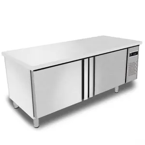 China Supplier High Quality Under Counter Refrigerator Durable Pizza Working Table With Freezer
