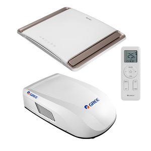 <strong>Gree</strong> R32 RV Caravan Cool Air Conditioner 220-240V 12000Btu Auto Thin Inverter <strong>AC</strong> Rooftop with Timer for RV Camper - Product Image 1