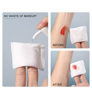 LMLTOP 80 pièces de <span class=keywords><strong>coton</strong></span> démaquillant carré écologique personnalisé, <span class=keywords><strong>coton</strong></span> cosmétique pur à faire soi-même avec insert pour les doigts SY591 - Product Image 6