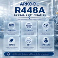Gas Refrigerante R448a Estándar Europeo CE Tontank para Reemplazar al 404A en Sistemas HVAC de Baja y Media Temperatura, Mezcla HFO de Fábrica