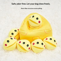 Jouet interactif sonore pour chien, distributeur de nourriture cachée, jouet de puzzle d'entraînement, fournitures en peluche pour animaux de compagnie, vente en gros