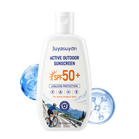 Crème solaire SPF50 pour les sports de plein air, résistante à l'eau pendant 80 minutes, résistante à la transpiration, protection UV pour la course à pied, la randonnée et le cyclisme