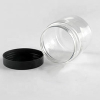 400ml 500ml pot cosmétique en plastique vide conteneur de crème pour le visage bonbons thé Snack bouteille d'emballage avec couvercle en plastique