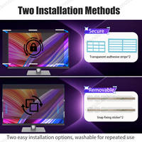 Écran de confidentialité pour moniteur ASUS 27 pouces 16:9 Widescreen, filtre anti-reflet et anti-lumière bleue avec protection oculaire et bouclier de sécurité
