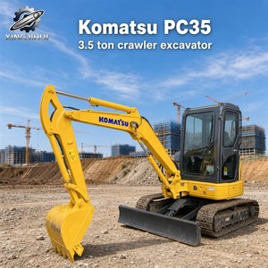 Miniexcavadora Komatsu PC35 Usada de 3.5 Toneladas, Excavadora de Orugas Pequeña de Segunda Mano, Marca Japonesa Original - Product Image 1