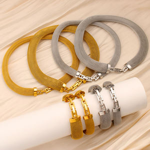 12Mm 16Mm Goud Stalen Kleur Kraag Armband Rvs Set Sieraden <span class=keywords><strong>2025</strong></span> Nieuwe Vergulde Hals Accessoires Valentijn Cadeau - Product Image 6