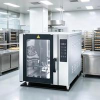 Four à convection professionnel en acier inoxydable à micro-ordinateur, 5 plateaux, chauffage rapide, idéal pour la pâtisserie et la boulangerie