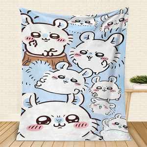 Modern Luxury Knitted Flannel <b>Blanket</b>-Eco-Friendly Skin-Friendly Wrinkle Fade Resistant Printed All-Season Bedding Decor - Product Image 5
