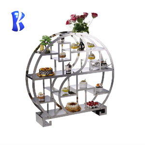 OKEY Catering Display attrezzature per cibo Rack Display Buffet montante per la vendita, in acciaio inox Buffet cibo Stand - Product Image 5