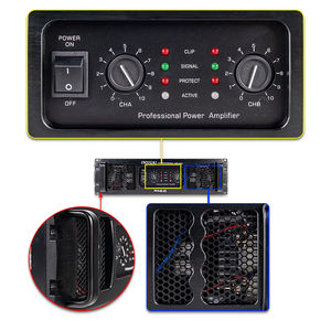 Equipo de sonido amplificadores altavoz 3U 2 canales Audio profesional Amplificadores de sonido Subwoofer <span class=keywords><strong>pa</strong></span> Clase H Amplificador de potencia - Product Image 6