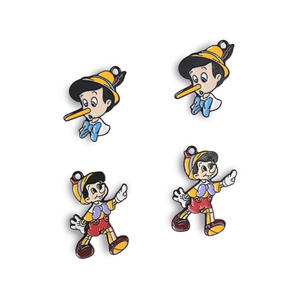 Chaîne de téléphone portable DIY faite à la main en gros, pendentif bracelet, accessoires en alliage de dessin animé mignon <span class=keywords><strong>Pinocchio</strong></span> pour hommes, femmes et enfants - Product Image 1