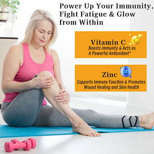 OEM Vitamin C Zinc Effervescent Tablet Supports Skin Health Antioxidant Protection Boosts Immunity - Product Image 4