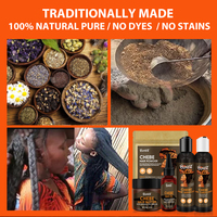 Kit personnalisé de traitement de la repousse des cheveux huile de fenugrec Karkar Chebe bio shampooing à la biotine ensemble de sérum après-shampoing pour la pousse des cheveux
