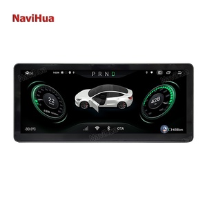 หน้าจอสัมผัส LCD ขนาด 10.25 นิ้ว ยี่ห้อ Navihua สำหรับรถยนต์ระบบแอนดรอยด์ มาตรวัดความเร็วแบบดิจิตอล ชุดหน้าปัดรถยนต์ สำหรับรถยนต์เทสล่า รุ่น 3 และ Y - Product Image 5