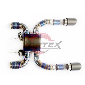 Système d'échappement Catback Vortex OEM Titanium Valvetronic pour McLaren 720, échappement direct avec section avant. - Product Image 1