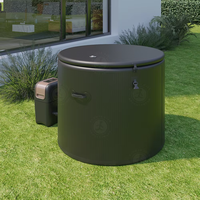 Jaccuzzis gonflable pour une personne Spa extérieur portable Bain à remous pour massage Spa à bulles Piscine gonflable Jet d'air
