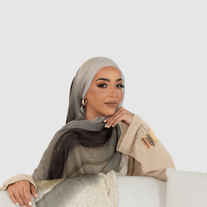 Hiyab Modal Personalizado con Logotipo Musulmán para las 4 Estaciones, Bufanda con Estampado Lujoso, Personalizable, Suave, Moda Islámica, Cómodo y Duradero - Product Image 2