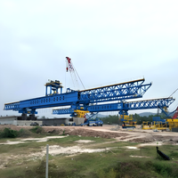 Underbridge Launcher Trolley U Modelo Bridge Girder Beam Erection 200Ton Lanzamiento Girder Grúa de pórtico para la venta