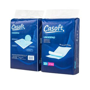 Protège-draps absorbant jetable pour adultes, imperméable, de qualité médicale, imprimé, marque privée, pour l'incontinence et usage hospitalier - Product Image 4