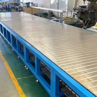 Convoyeur à chaîne de table en aluminium personnalisé à la demande Convoyeur à chaîne à lamelles avec montage
