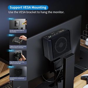 CWWK <span class=keywords><strong>2</strong></span> x 10GbE SFP + <span class=keywords><strong>2</strong></span> x <span class=keywords><strong>2</strong></span>.5GbE LAN <span class=keywords><strong>2</strong></span>.5K Dual 4K Display Micro PC Barebone DDR5 tanpa RAM/SSD/OS Firewall alat N150 PC <span class=keywords><strong>Mini</strong></span> - Product Image 6