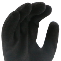 Gants de travail anti-coupure MaxiPact à double revêtement, résistance de niveau 4, industriels, sableux, niveau D, sécurité, anti-coupure, noirs, en nitrile