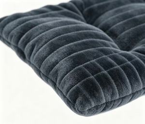 Yangyangpet Dark Grey Flannel Fabric Square Washable <strong>Indestructible</strong> Removable Chew Proof <strong>Dog</strong> <strong>Bed</strong> - Product Image 5