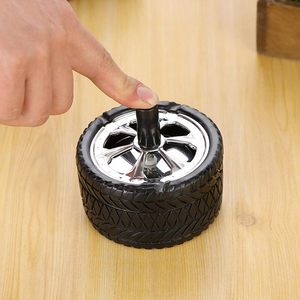 Cenicero Resistente a la Intemperie para Uso en Exteriores, Acero Inoxidable, Tapa a Prueba de Viento con Base Antideslizante para Patio, Jardín, Bar, Hotel - Product Image 4