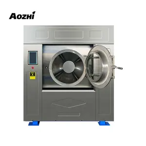 Mesin cuci pakaian industri, peralatan laundry komersial, mesin cuci pakaian, baja anti karat kapasitas besar, 15-150kg