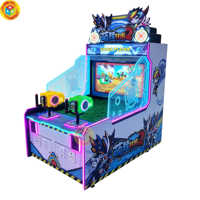 Machine de jeu d'arcade à tir à l'eau à monnayeur pour 2 joueurs, jeu interactif de pistolets à eau pour enfants pour centre de jeux FEC