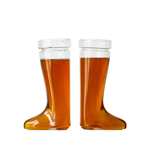 Gobelet de fête en plastique en forme de botte 32oz avec couvercle, jetable, couleur personnalisée, transparent, pour boissons, logo personnalisé, vente en gros - Product Image 3