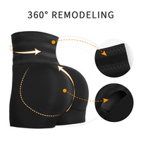 Culotte taille haute ajustable à boutons pour femme, grande taille, avec coussinet en éponge amovible, en polyester, effet rehausseur de fesses, pour l'export.