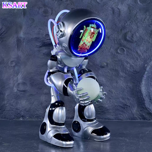 Trendy Cyberpunk que emite luz galvanoplastia robot escultura <span class=keywords><strong>Mei</strong></span> Chen tema Paisaje gran resina artesanía Decoración - Product Image 6