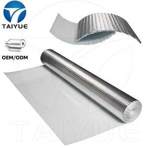 Rollo de espuma de aislamiento de burbujas de papel de aluminio, materiales para techos, aislador de aislamiento térmico, ignífugo para casa - Product Image 1