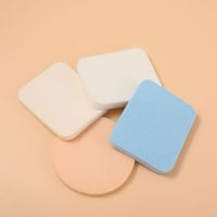 Éponge double face grande taille pour maquilleur professionnel, jetable, pour fond de teint, coussin d'air, douce pour la peau, utilisable à sec ou humide, non-collante, sans poudre