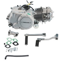Moteur complet de moto YINXIANG 150cc, 4 vitesses, embrayage manuel, refroidissement par huile, démarrage électrique et au kick, pour moto tout-terrain, quad et VTT.