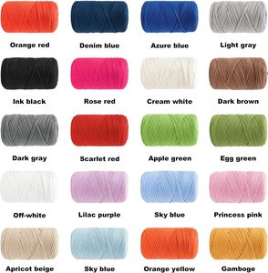 Nuevo Hilo de Poliéster 100% para Camisetas, Hecho a Medida para Crochet y Tejido a Mano, Hilo de Fantasía al por Mayor - Product Image 4