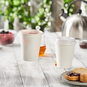 Prix d'usine – Gobelets en papier blancs pour boissons chaudes (thé, café, soda, smoothies, granités) – 4oz, 8oz, 10oz, 12oz, 16oz, 20oz - Product Image 3